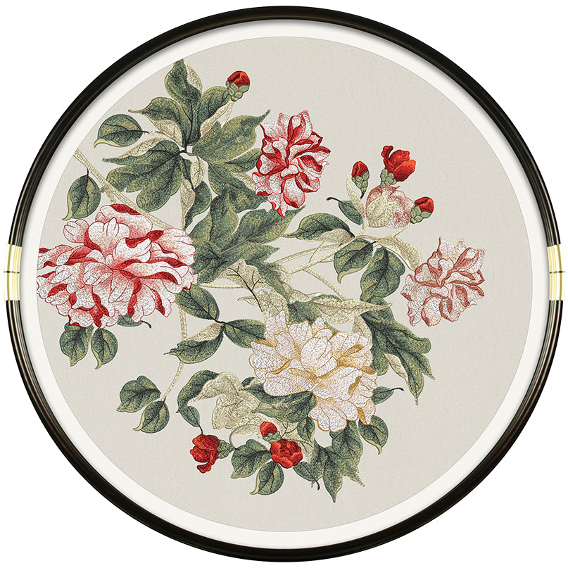 Floral Round Decorative Wall Art
