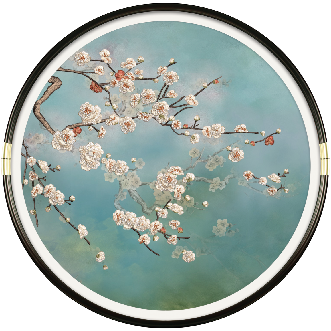 Floral Round Decorative Wall Art
