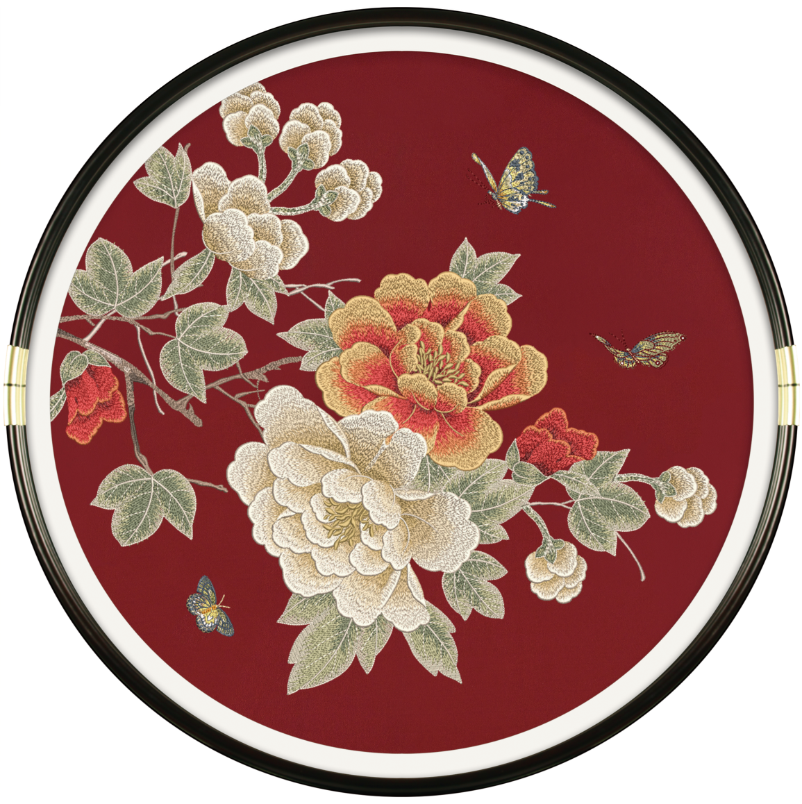 Floral Round Decorative Wall Art