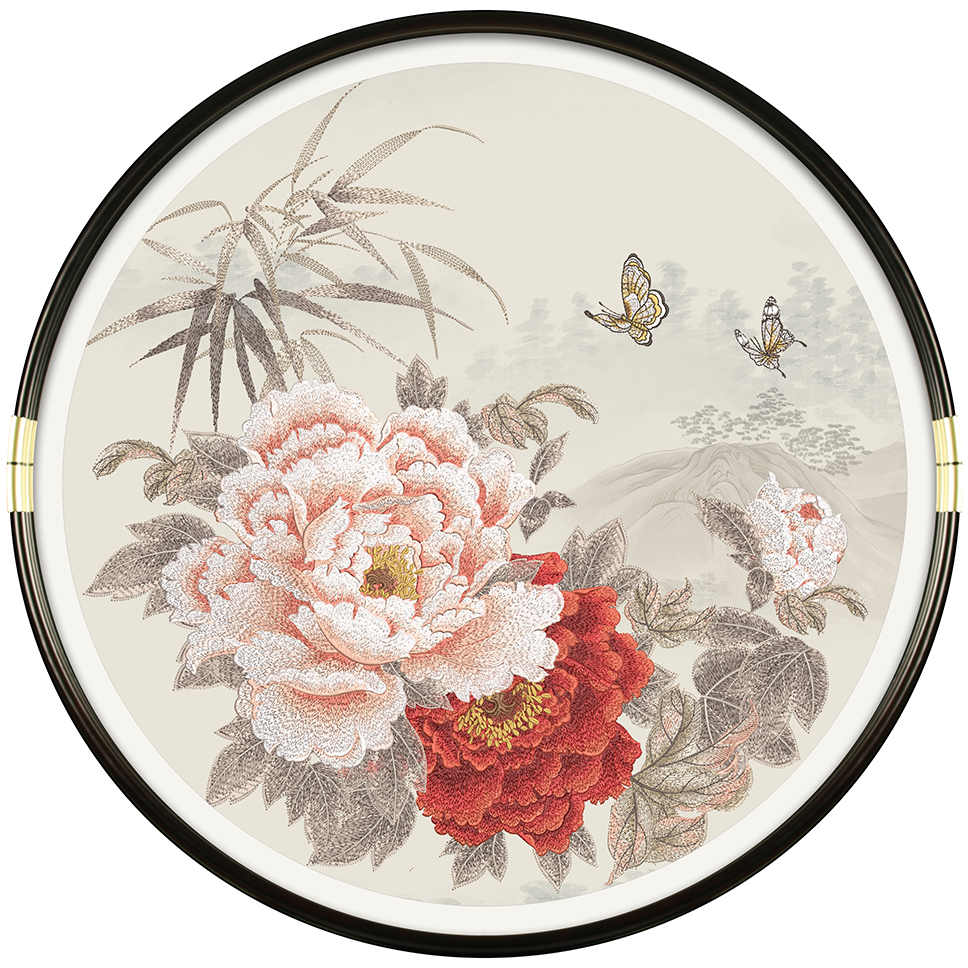 Floral Round Decorative Wall Art